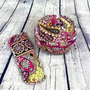 Vera Bradley Very Berry Paisley Travel Accesories